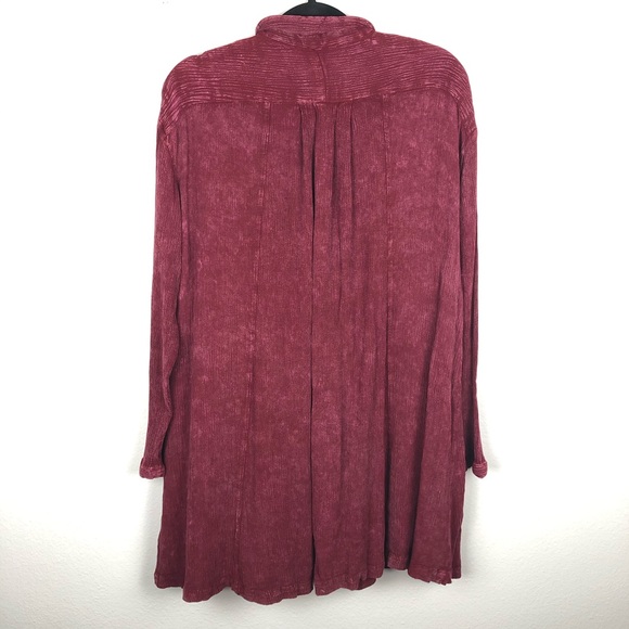 Free People Burgundy Mini Dress - Picture 4 of 9